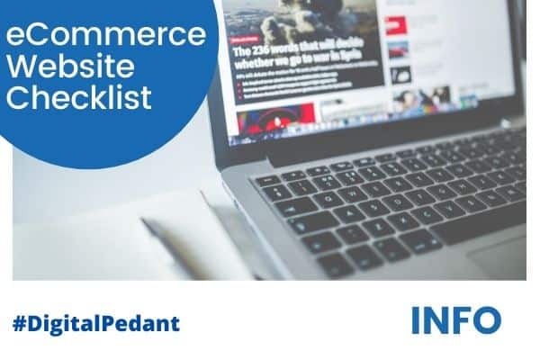 eCommerce Website Checklist