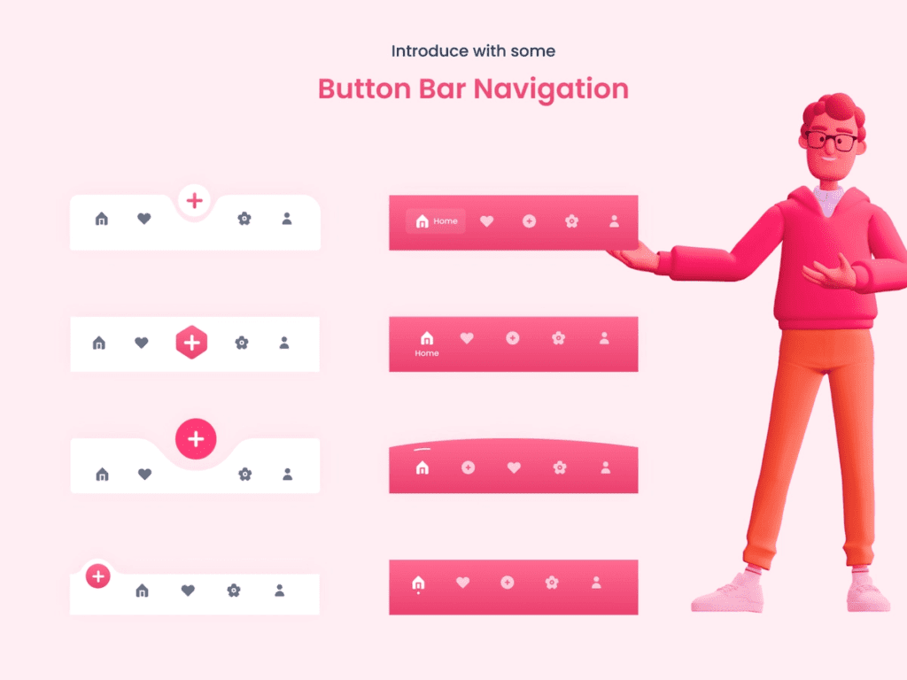 button navigation
