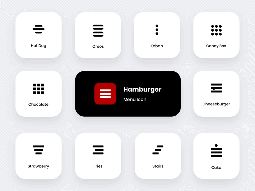 hamburger menu